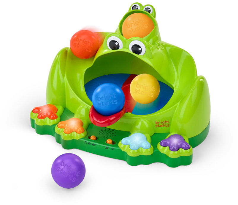 Bright Starts Interaktívna Poppin' Ball Frog