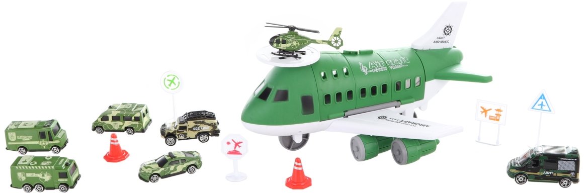 Lamps Vojenské lietadlo s autíčkami