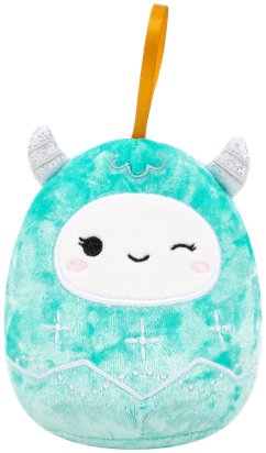 Squishmallows Vianočná ozdoba Yetti Yollie