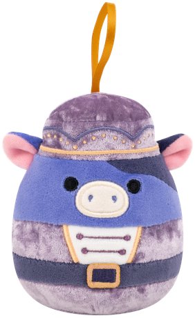 Squishmallows Vianočná ozdoba Krava luskáčik Ingred