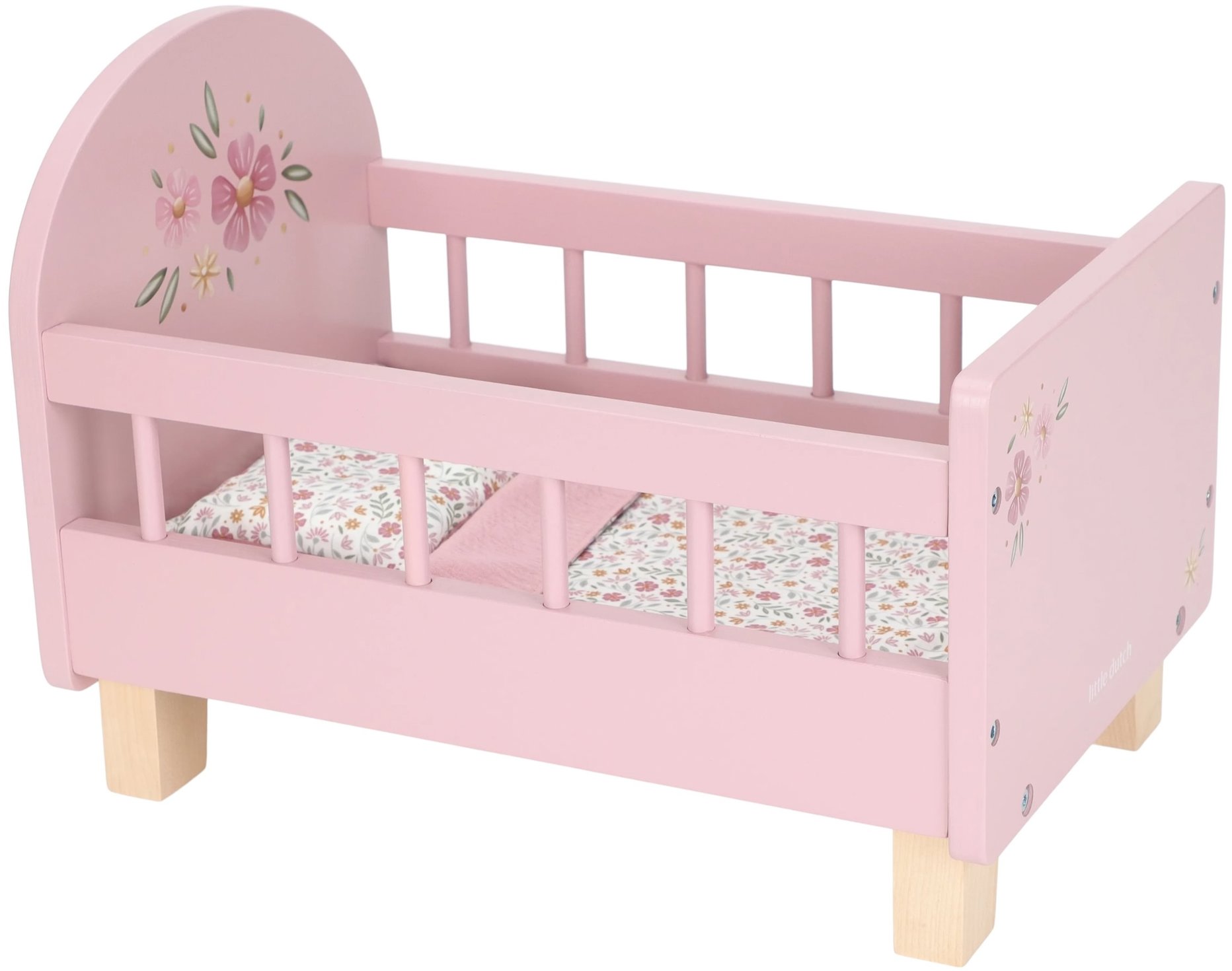 Little Dutch Postieľka s perinkou Pink