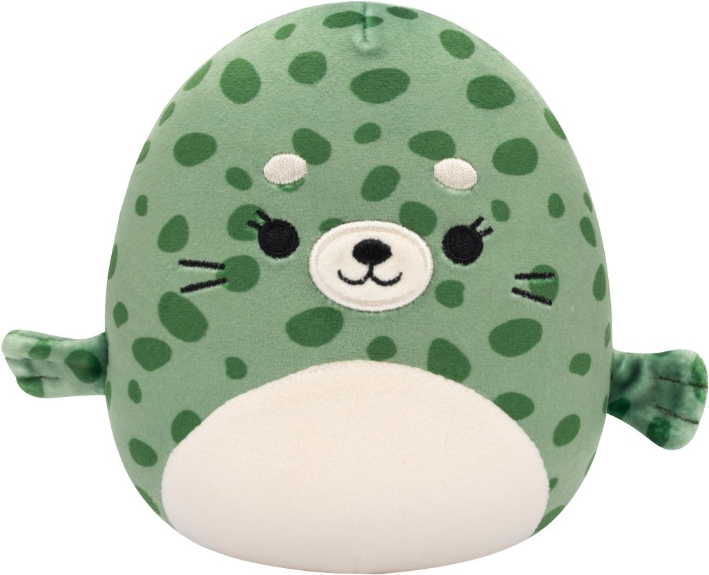 Squishmallows Zelený tuleň Chutney