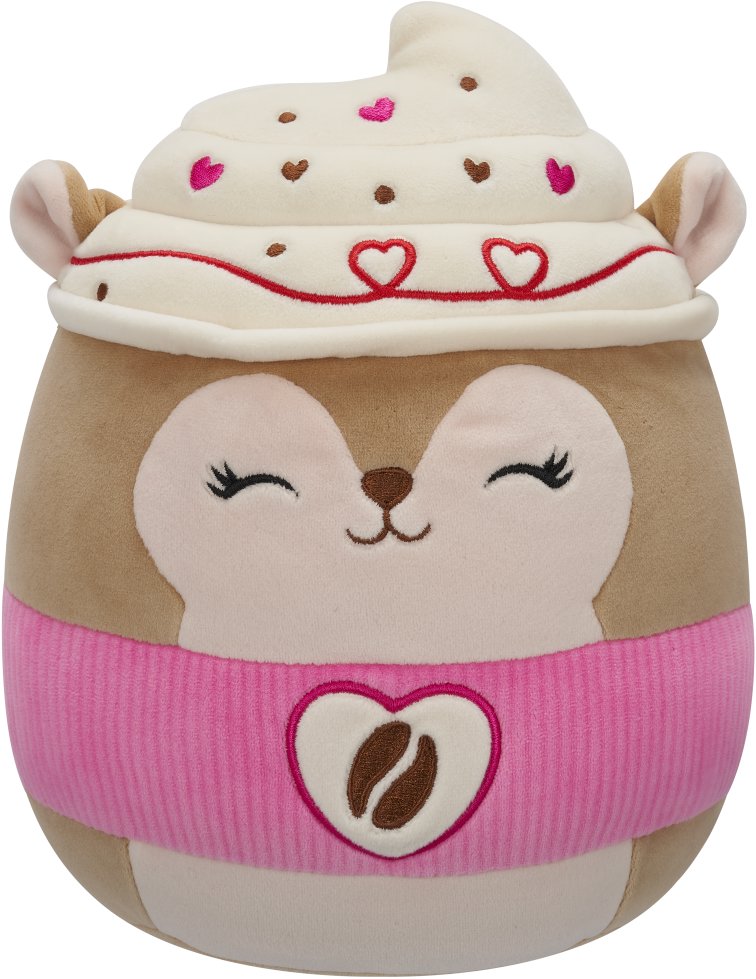 Squishmallows Latte veverička Reza