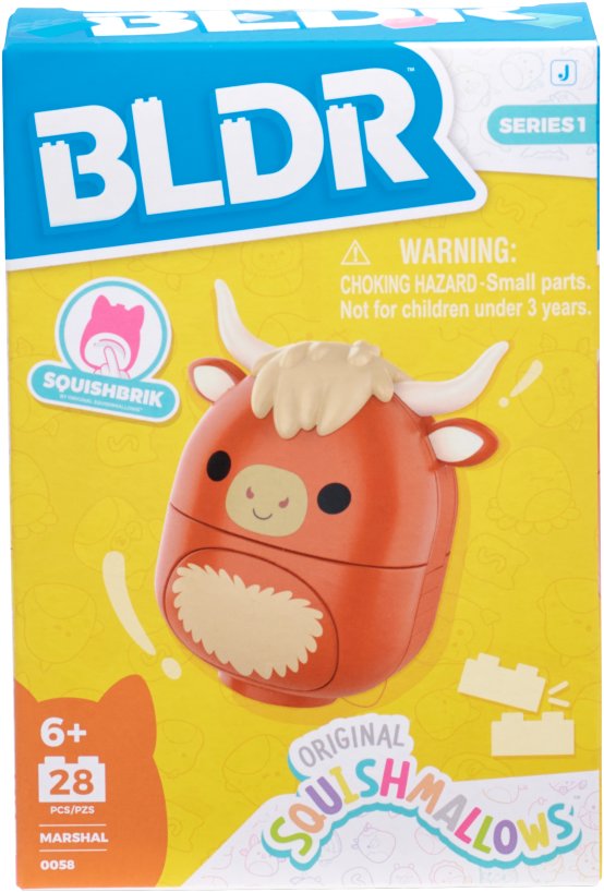 BLDR Squishmallows Býk Marshal