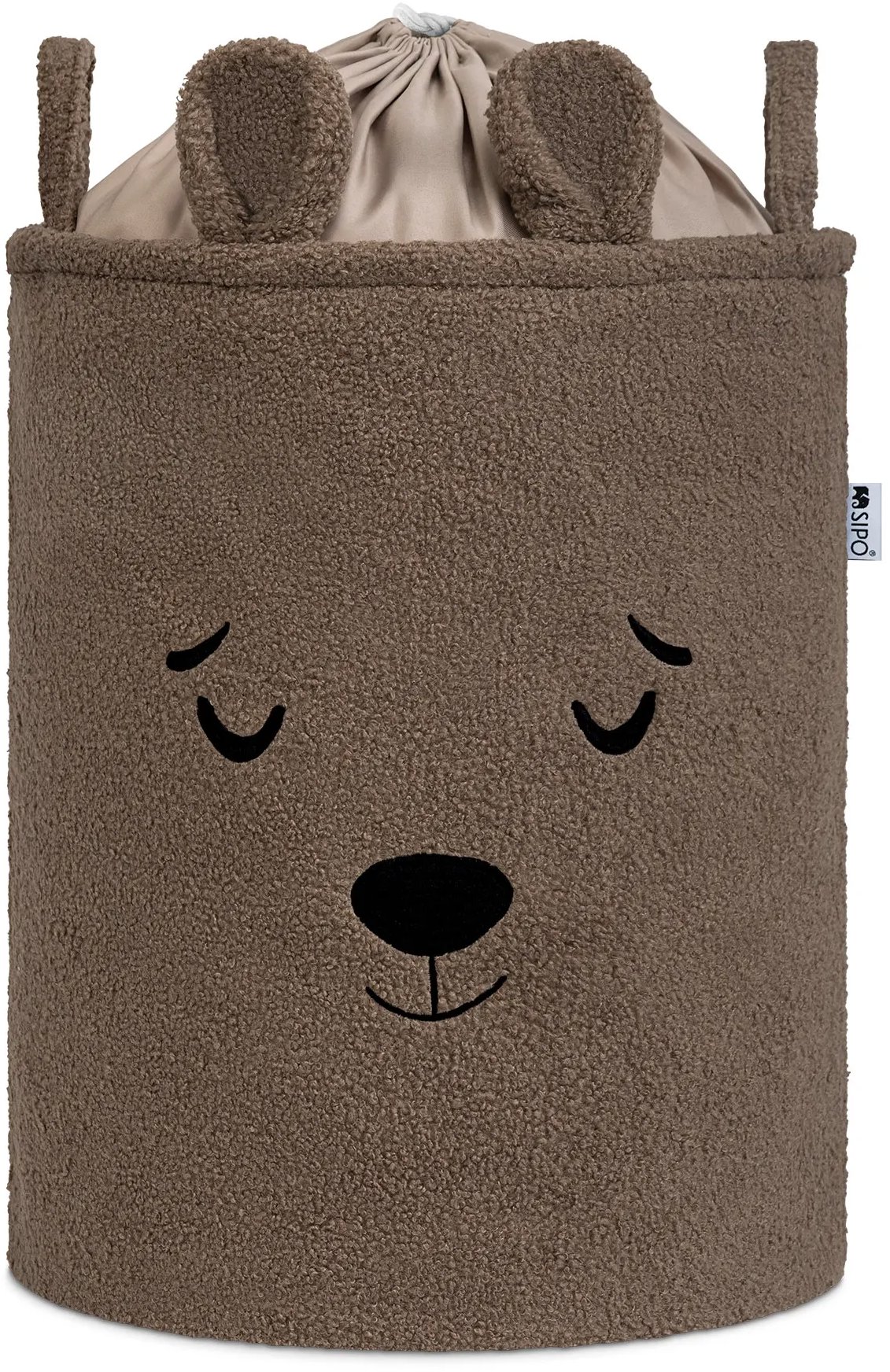 Sipo Kôš Premium Bouclé so šnúrkou 43 l Bear Brown