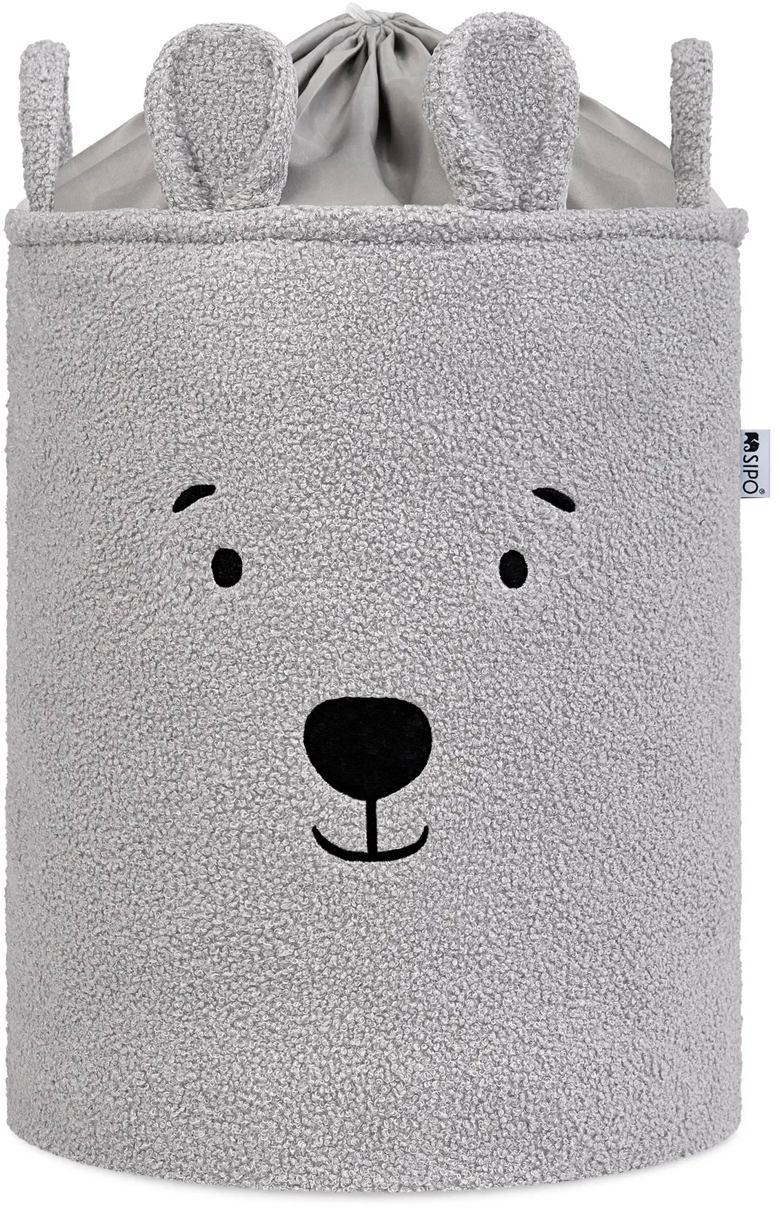 Sipo Kôš Premium Bouclé so šnúrkou 43 l Bear Grey