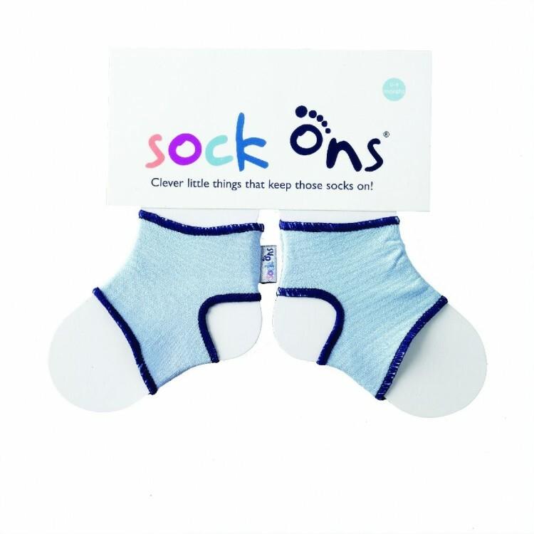 Sock Ons Návleky na detské ponožky, Baby Blue 0– 6 m