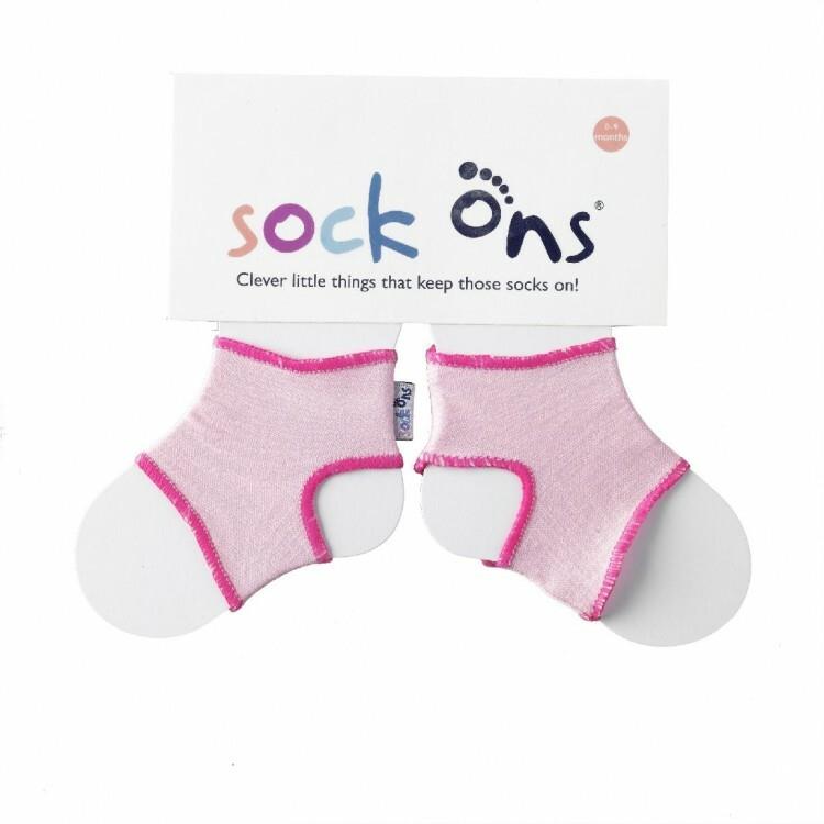 Sock Ons Návleky na detské ponožky, Baby Pink 0 – 6 m