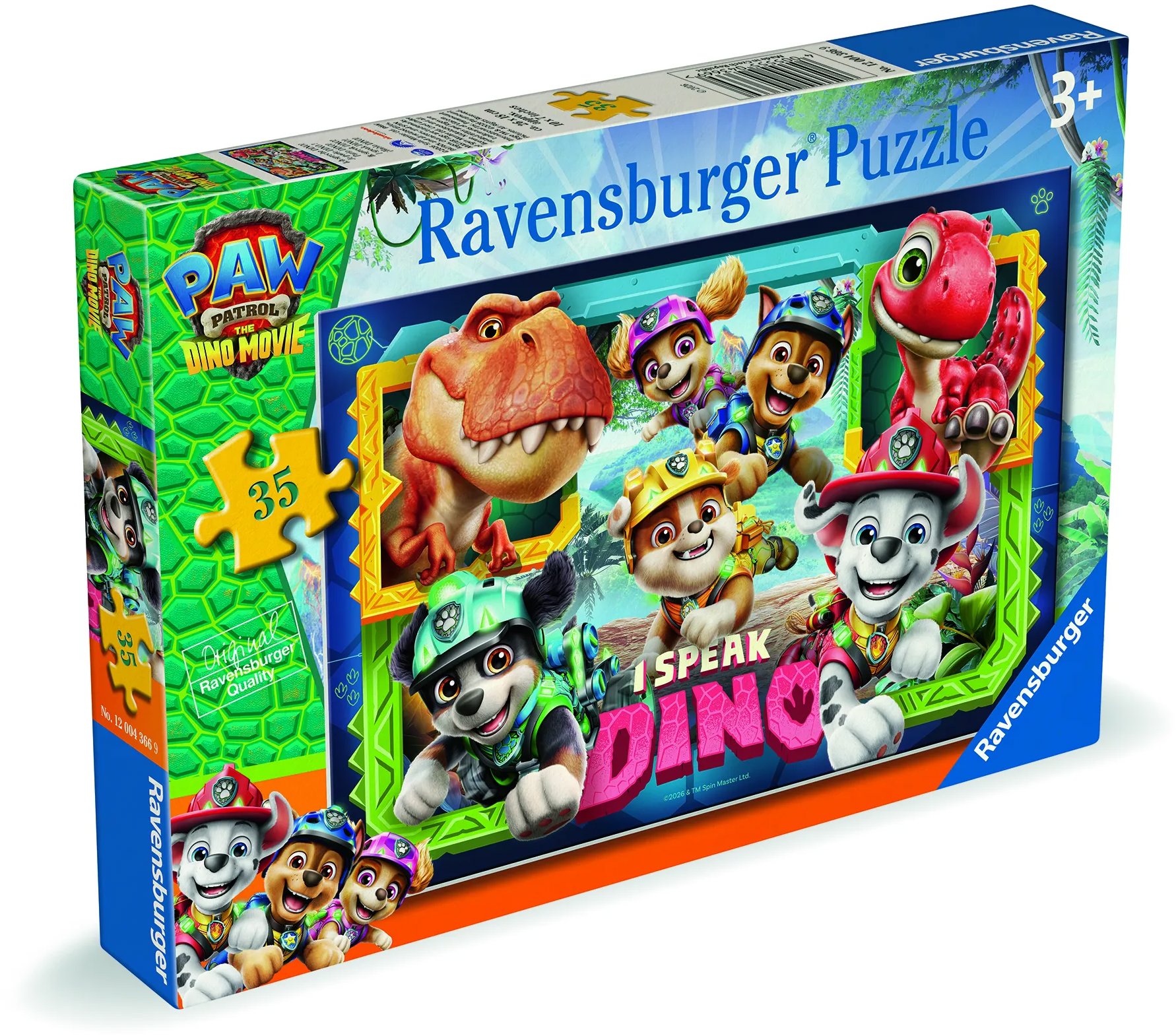 Ravensburger 120043669 Labková patrola: Dinosaurí film