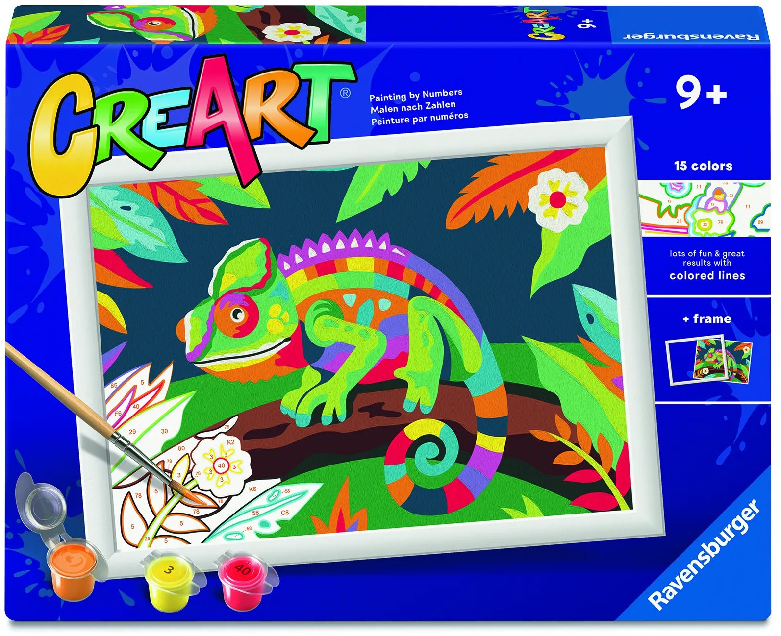 Ravensburger 120232605 CreArt Pestrý chameleón