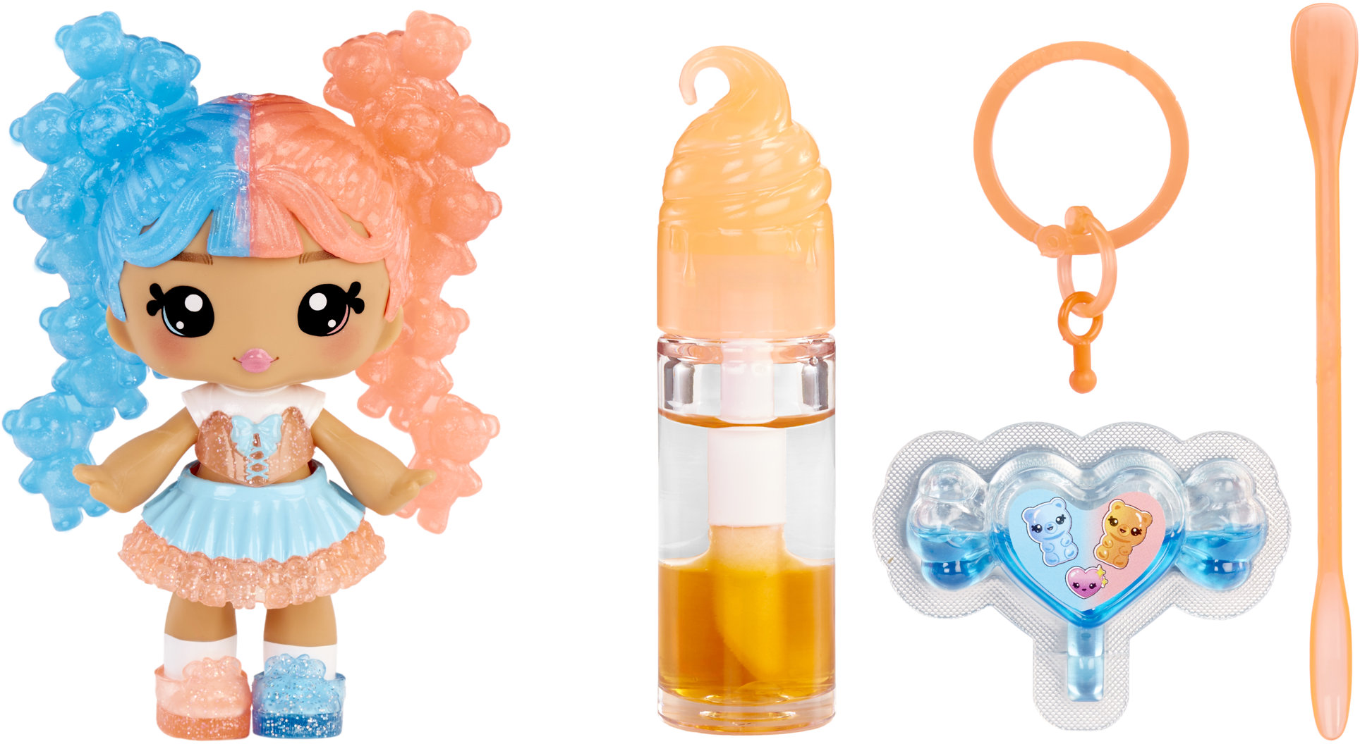Yummiland Malá Gwen Gummybear so zmenou farby a leskom na pery