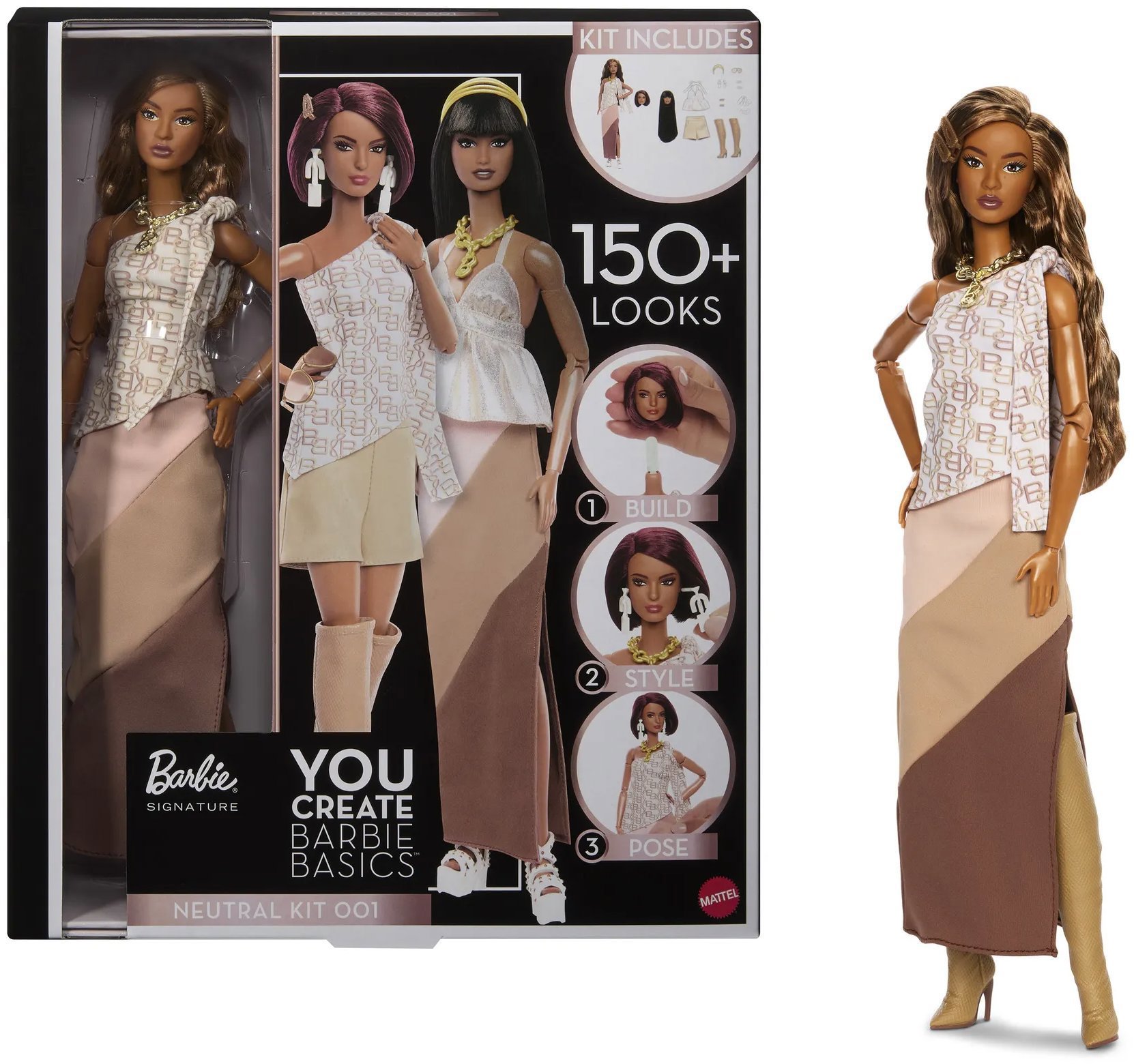 Barbie Signature You Create Barbie Bacics Neutral kit 001