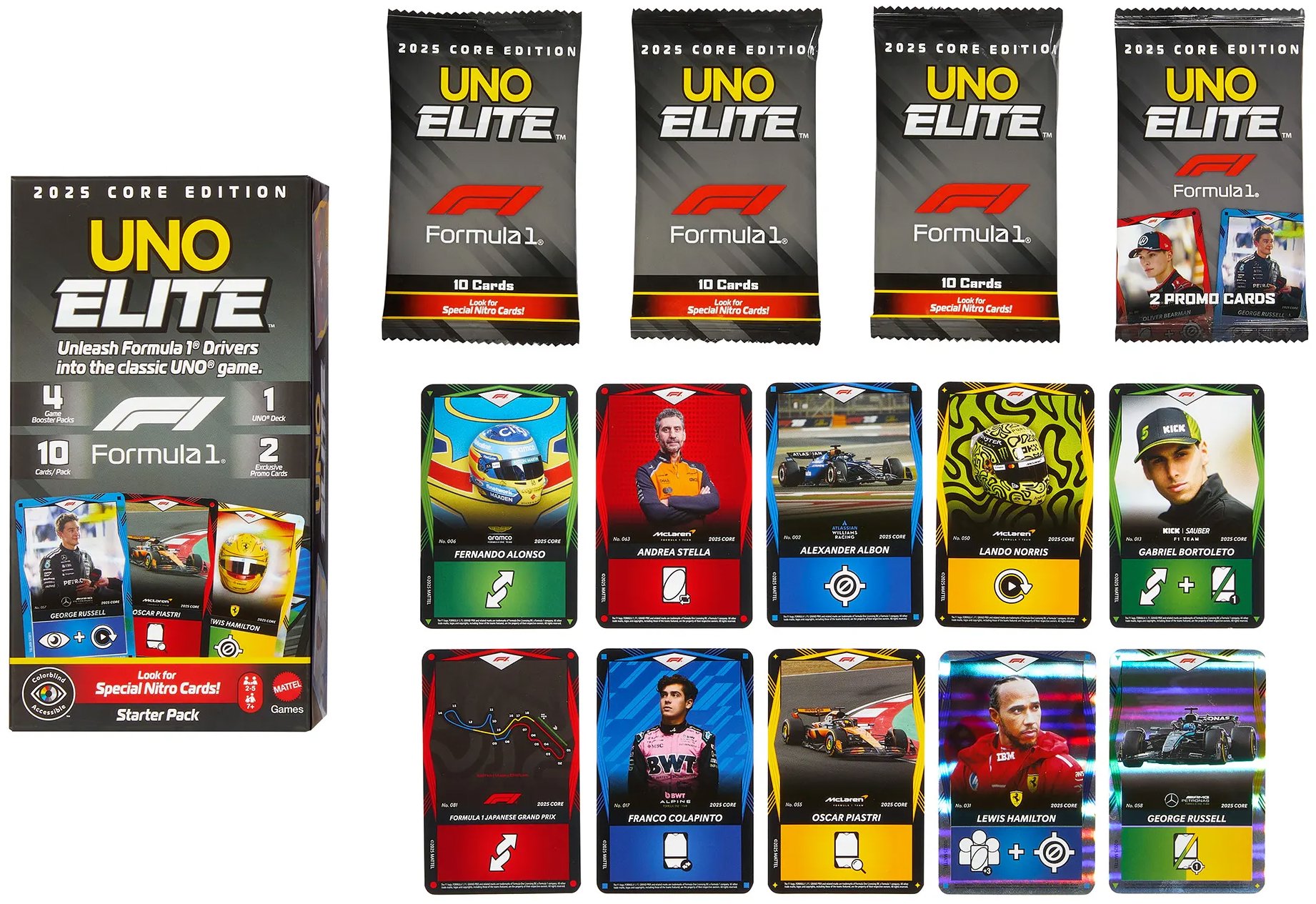 UNO Formula 1 Elite Racers