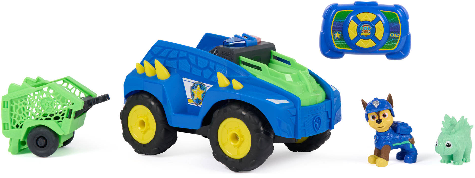 Labková patrola Dino, auto s vozíkom Chase