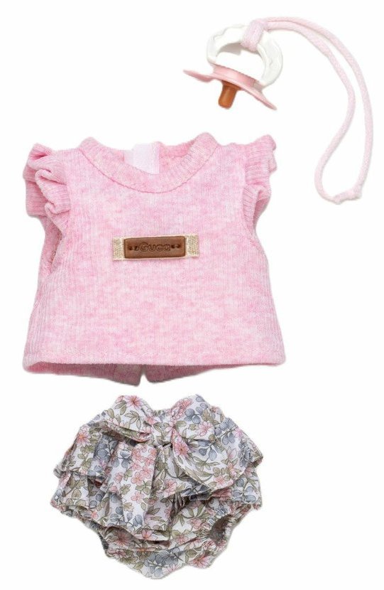 Guca OP994 Obleček pre opičku bábätko Reborn s príslušenstvom, 32 cm