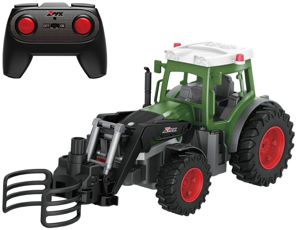 Alltoys Traktor s kliešťami na balíky 2,4 GHz