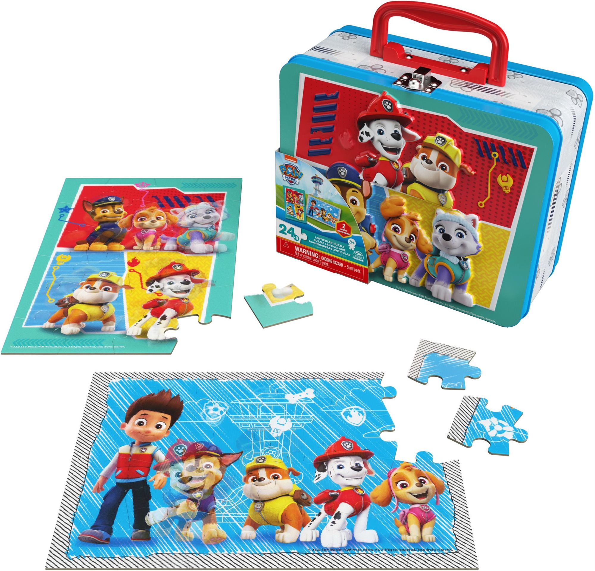SMG Paw Patrol Puzzle v plechovej krabičke