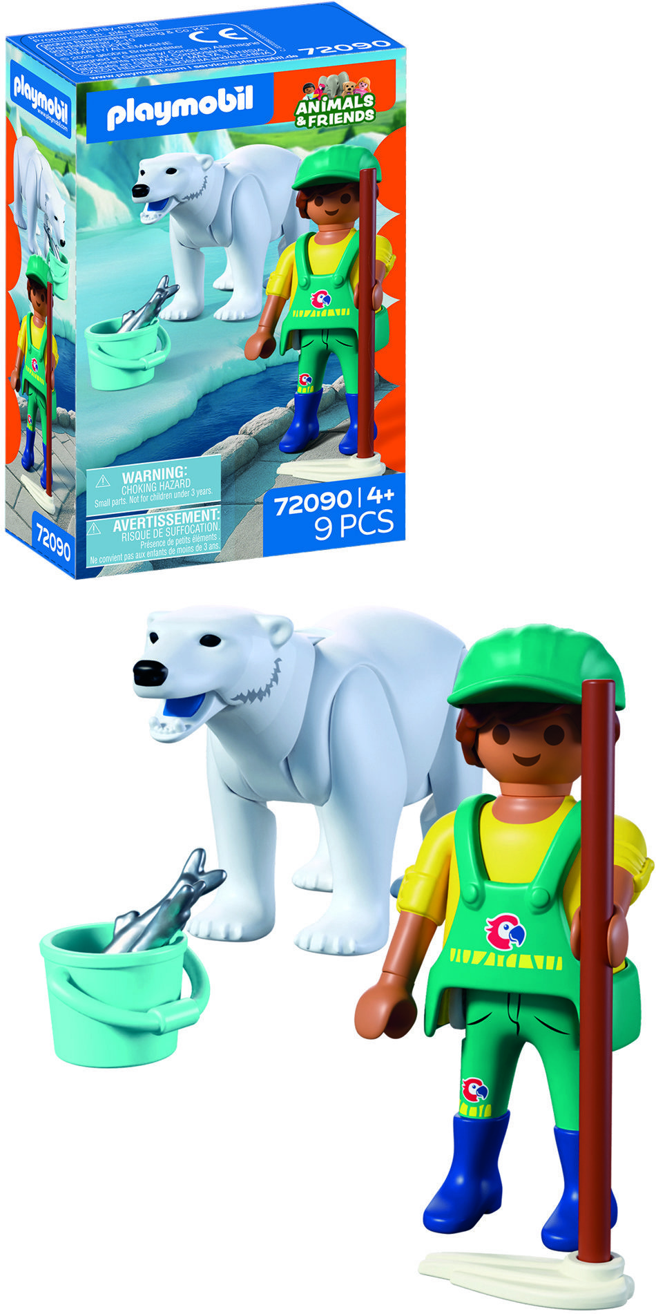 Playmobil 72090 Ľadový medveď a ošetrovateľ