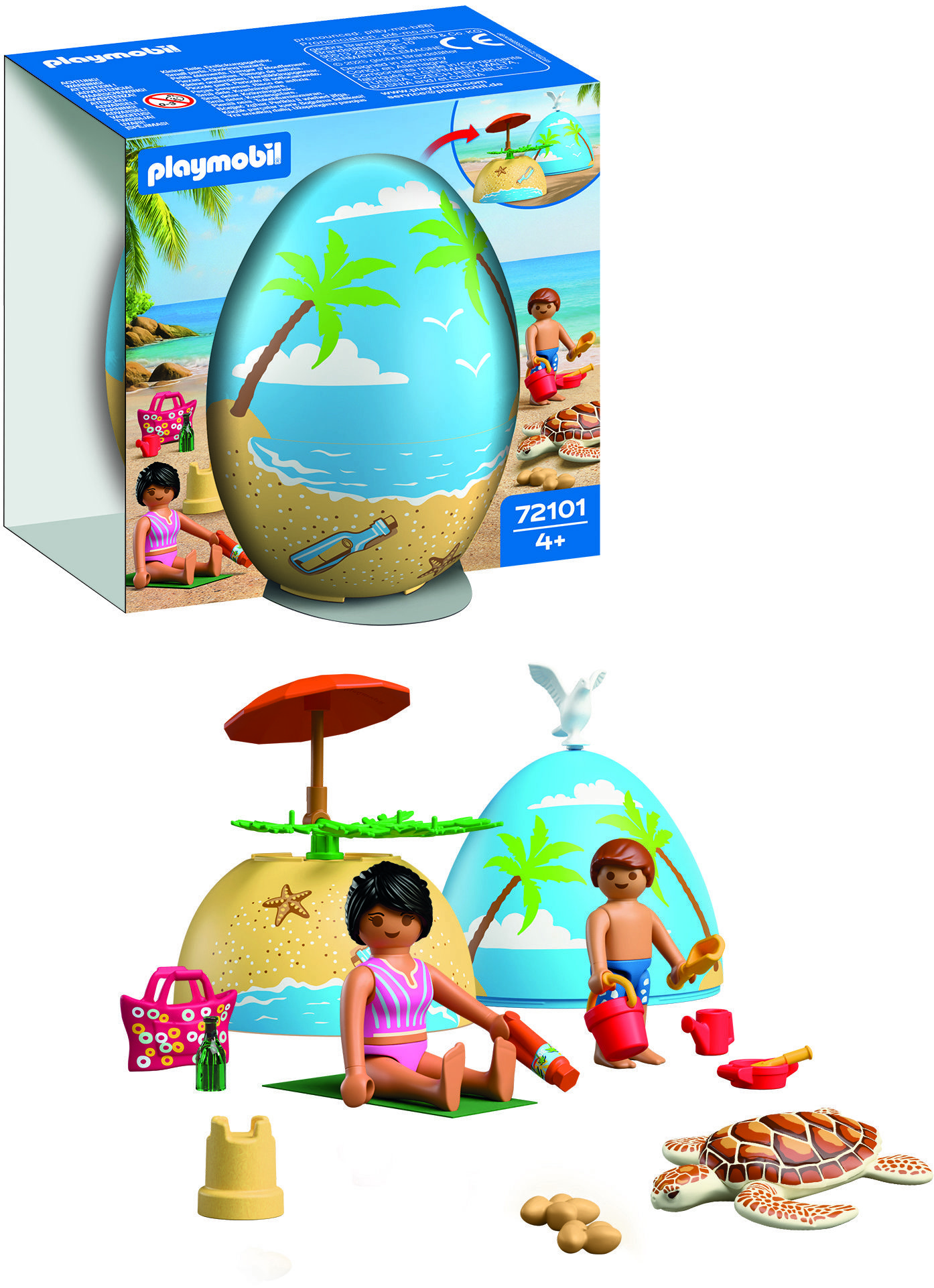 Playmobil 72101 Play Egg: Dovolenka na pláži