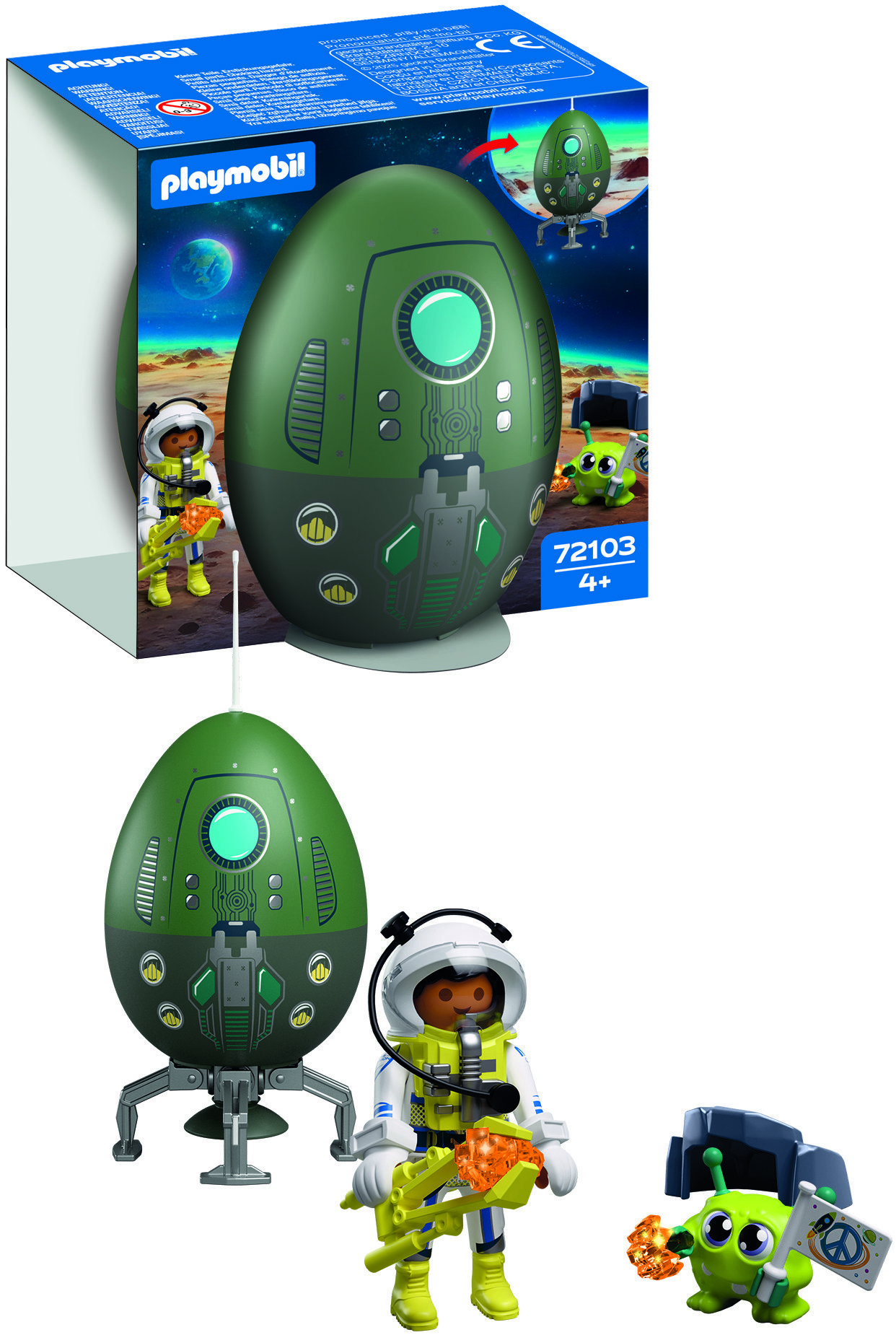 Playmobil 72103 Play Egg: Vo vesmíre