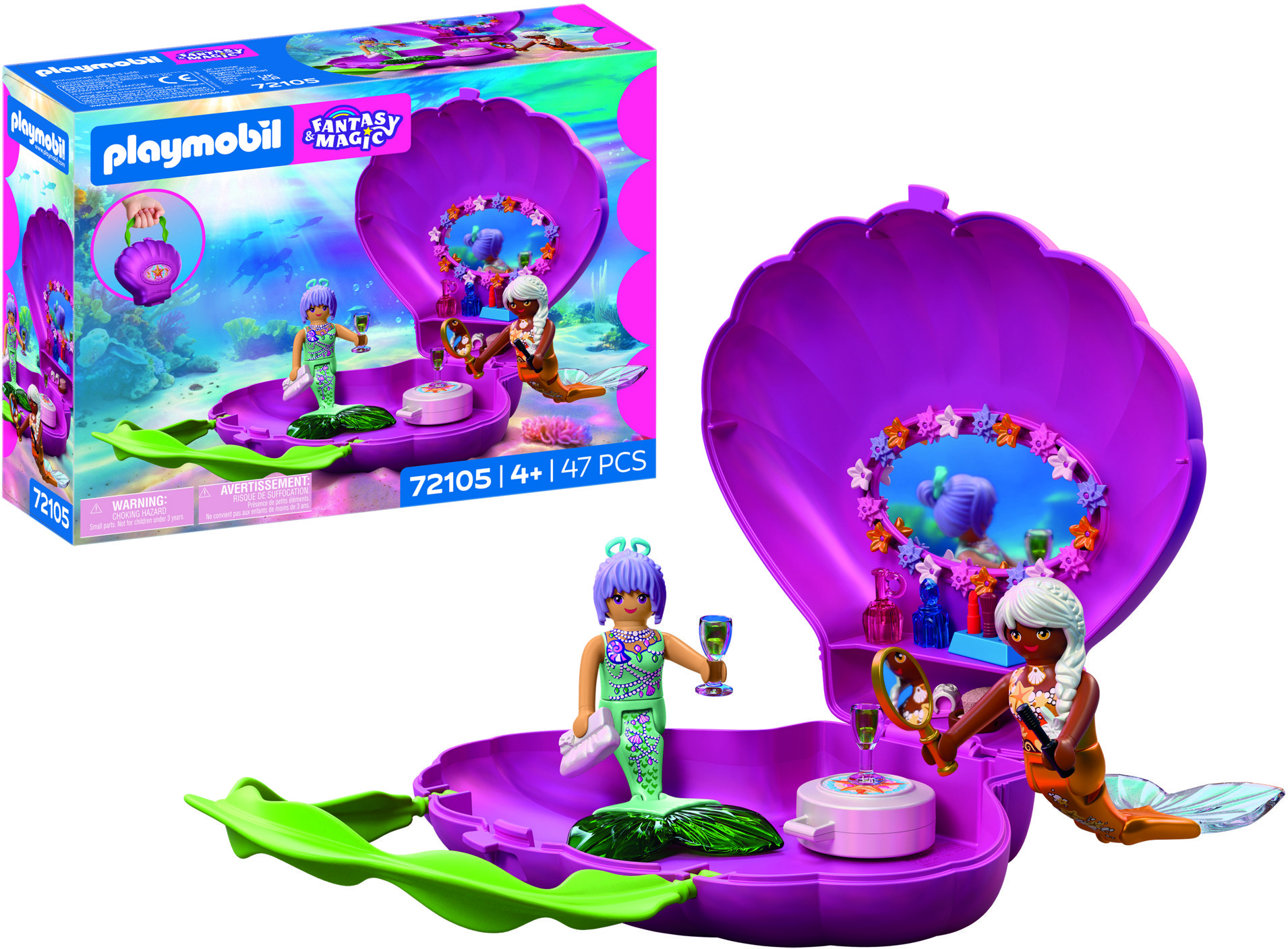 Playmobil 72105 Kabelka – Mušľa s morskými pannami