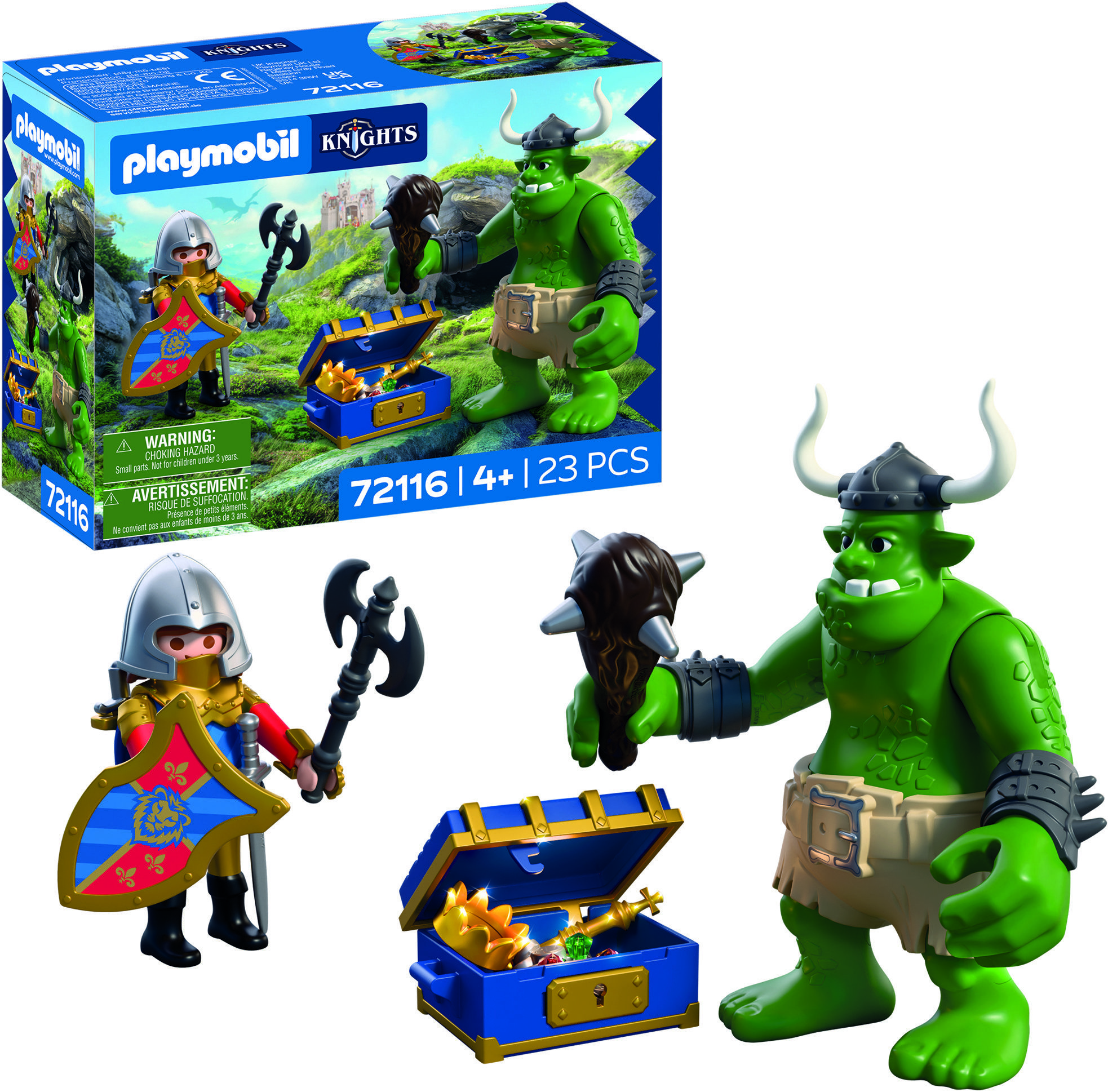 Playmobil 72116 Troll s pokladom Levích rytierov