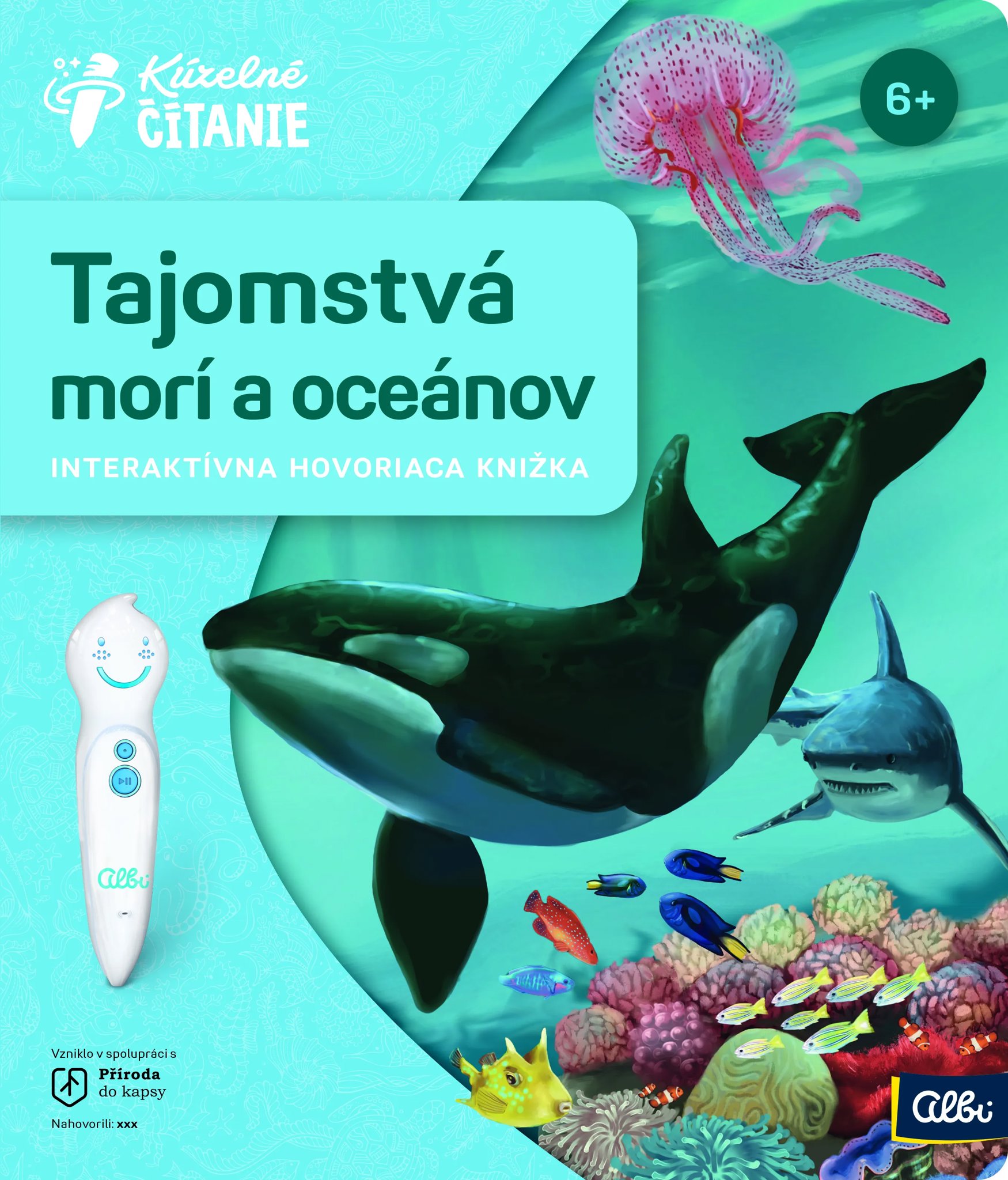Kúzelné čítanie Kniha Tajomstvá morí a oceánov SK