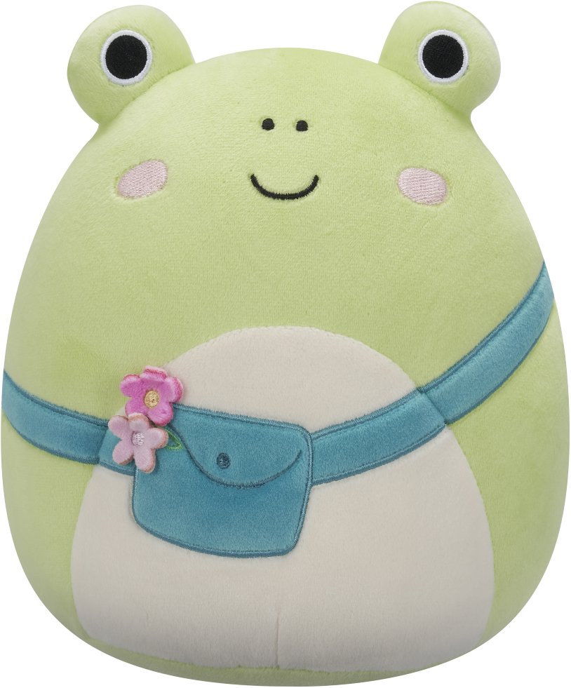 Squishmallows Zelená žaba s kabelkou Wendy
