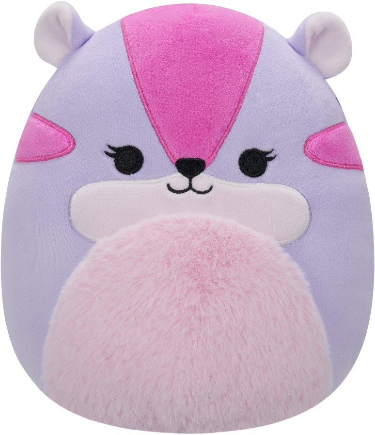 Squishmallows Fialovo-ružový chipmunk Tamara