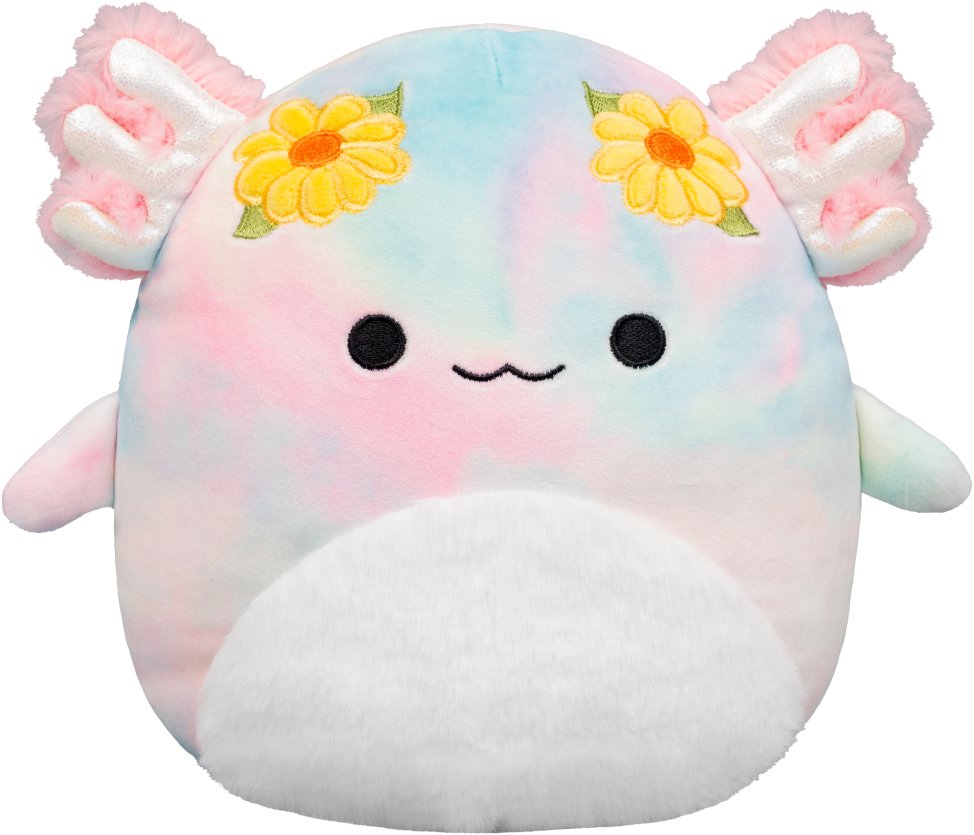 Squishmallows Dúhový axolotol Tinley