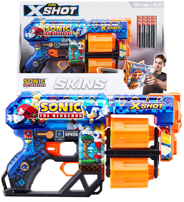 X-Shot Skins Sonic