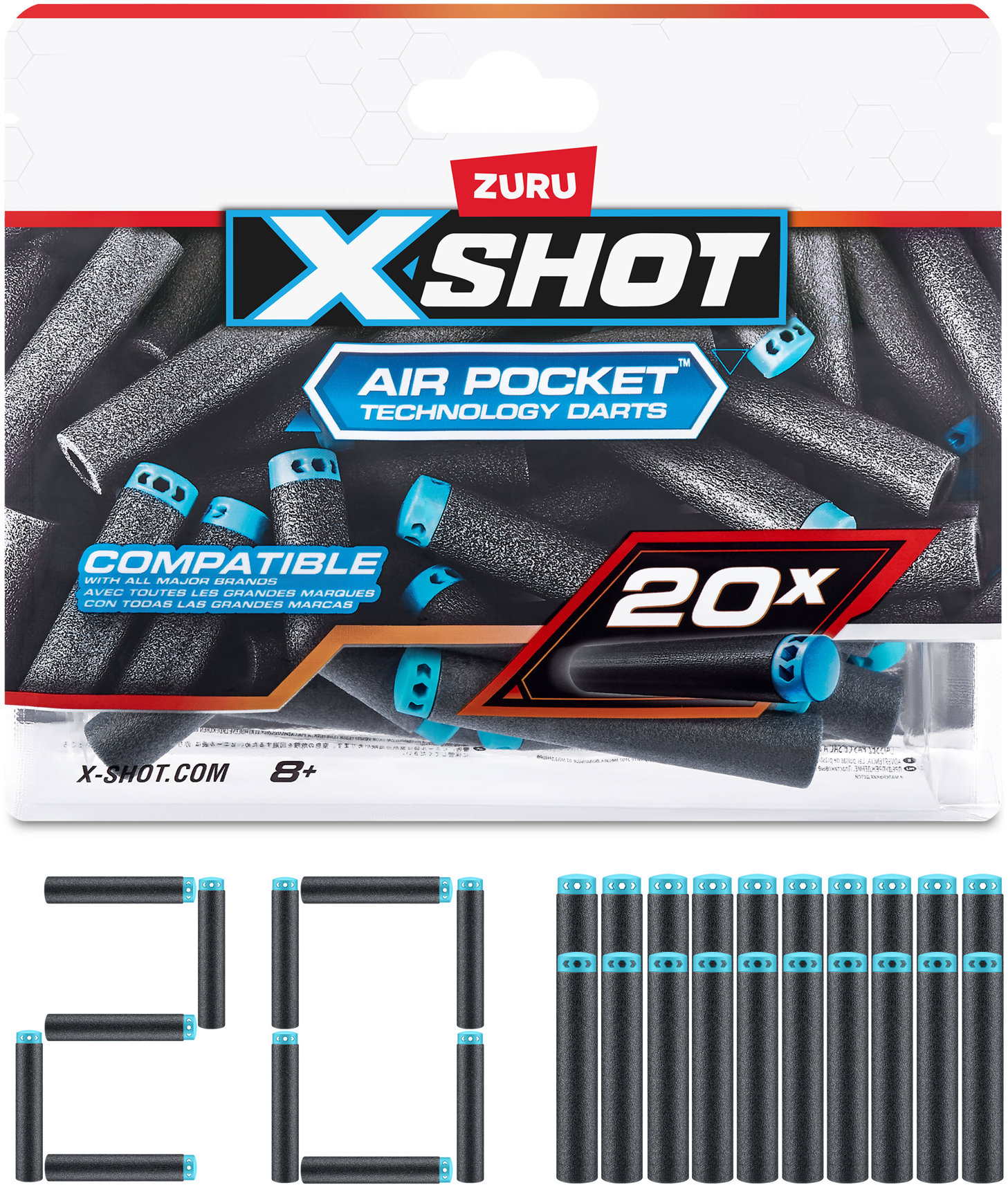 X-Shot Náhradní náboje 20 ks