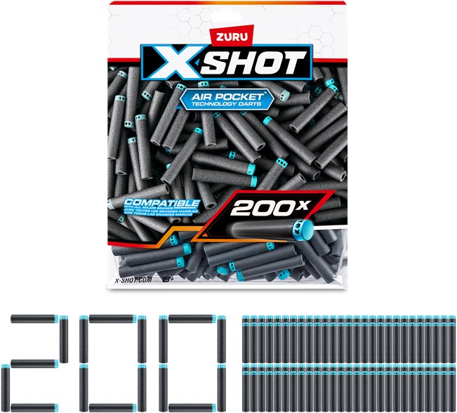 X-Shot 200 náhradních šipek