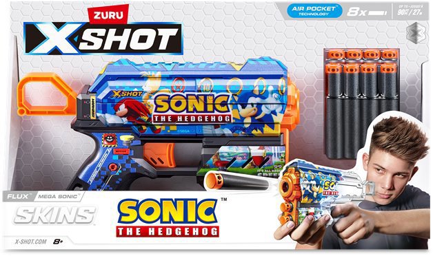 X-Shot Skins Flux Sonic the Hedgehog
