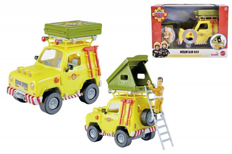 Simba Požiarnik Sam Mountain 4×4 s figúrkou