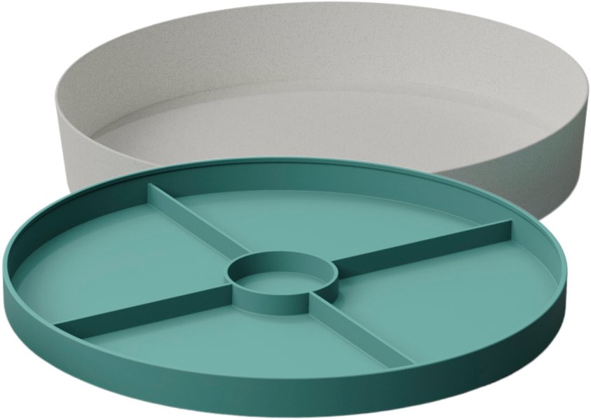 Jellystone Designs Senzorický triediaci podnos Play Tray zelený