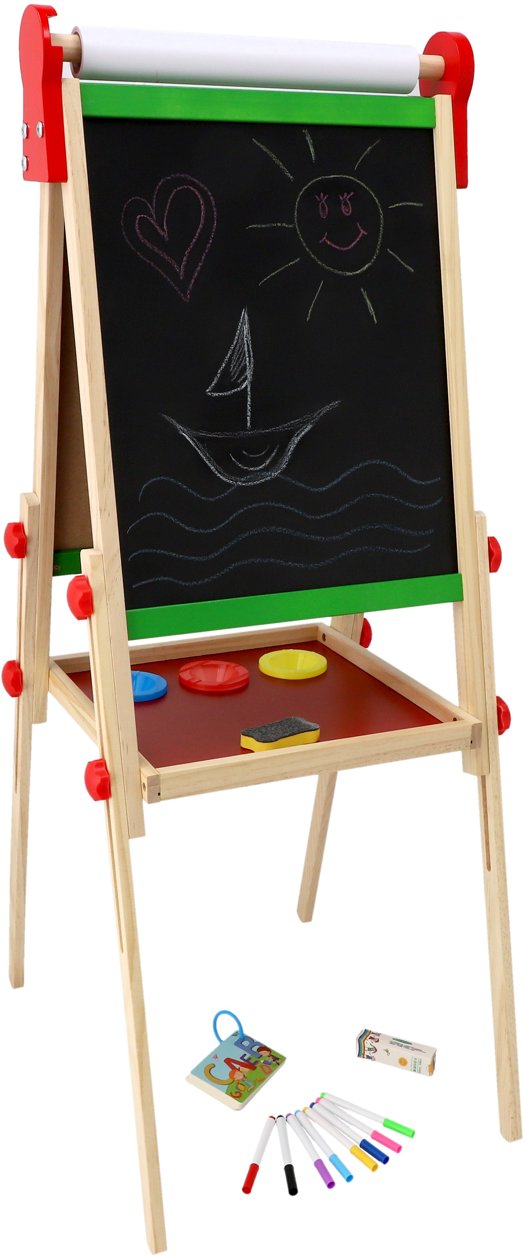 Teddies Tabuľa obojstranná s rolkou papiera 35 × 43 cm