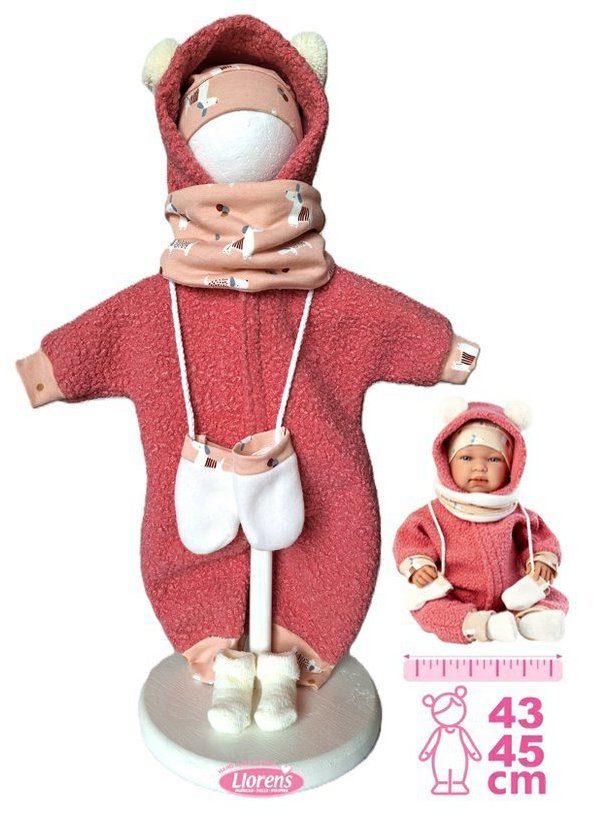 Llorens M844-001 oblečenie pre bábätko New Born veľkosť 43 – 45 cm