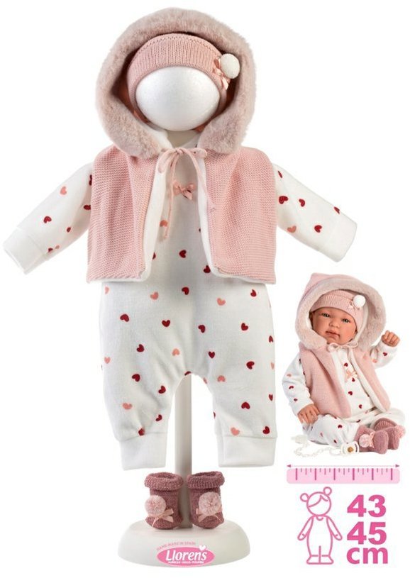Llorens M844-40 oblečenie pre bábätko New Born veľkosť 43 – 45 cm