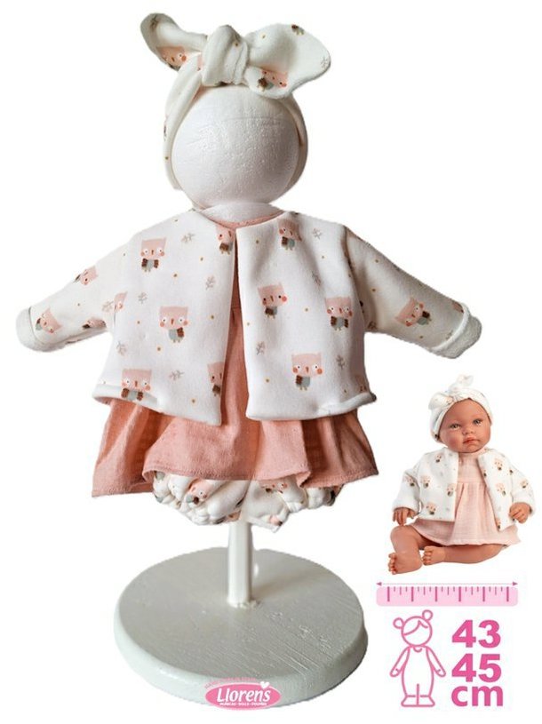 Llorens M844-004 oblečenie pre bábätko New Born veľkosť 43 – 45 cm