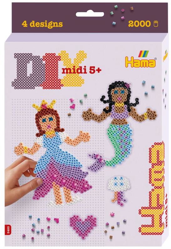 Hama Darčekový box Princezná a morská víla midi