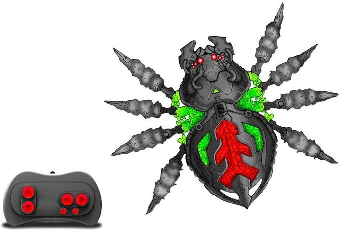 Hex Bot RC Tarantula lezúca po stenách