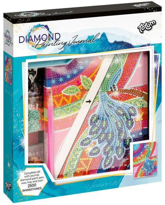 Totum Diamantový deník Páv