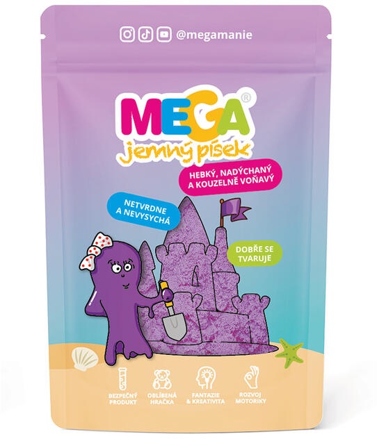 Megamánie MEGAjemný piesok ružový 90 g
