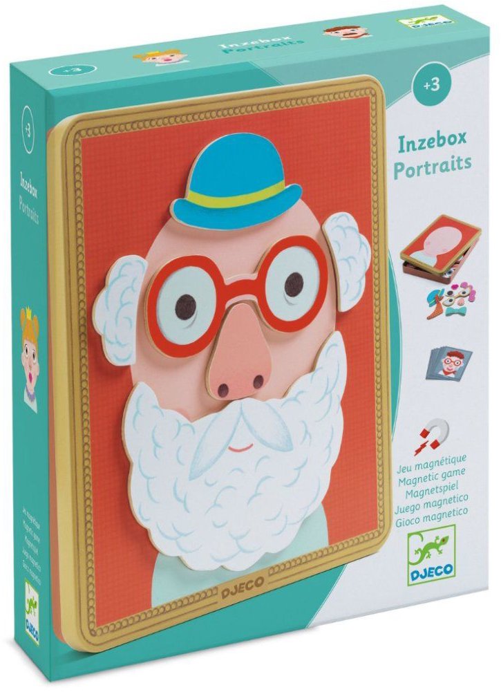 Djeco – Magnetické Inzebox Veselé tváre