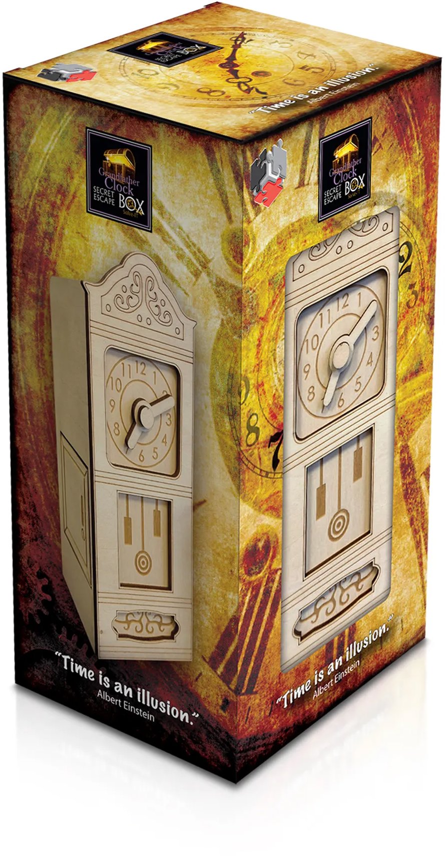 Huzzle Secret box – Grandfather Clock
