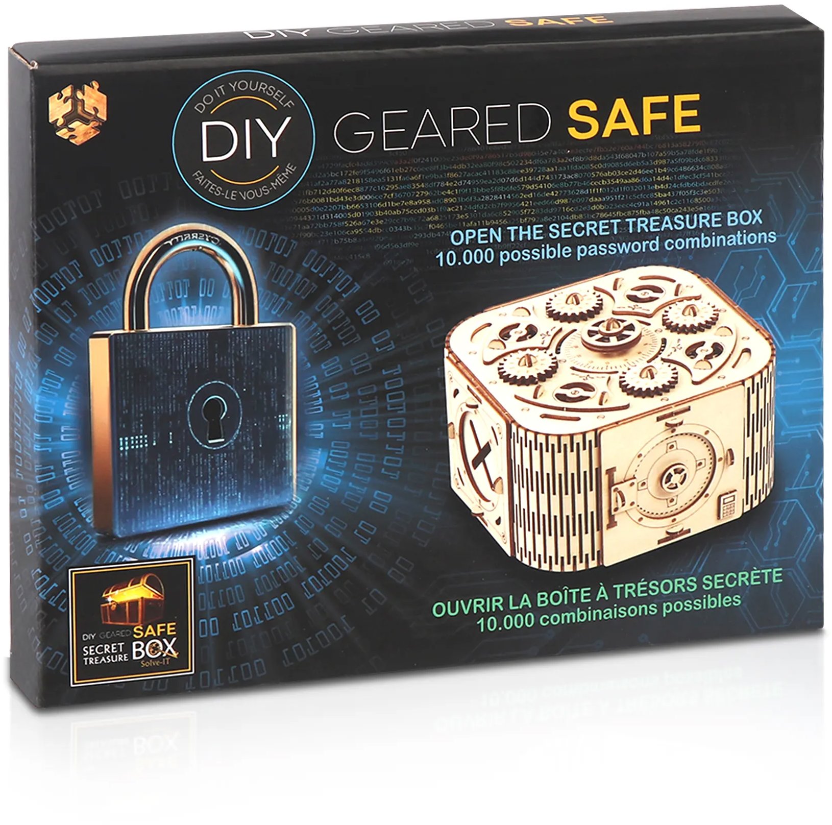 Huzzle Secret box DIY – Geared safe
