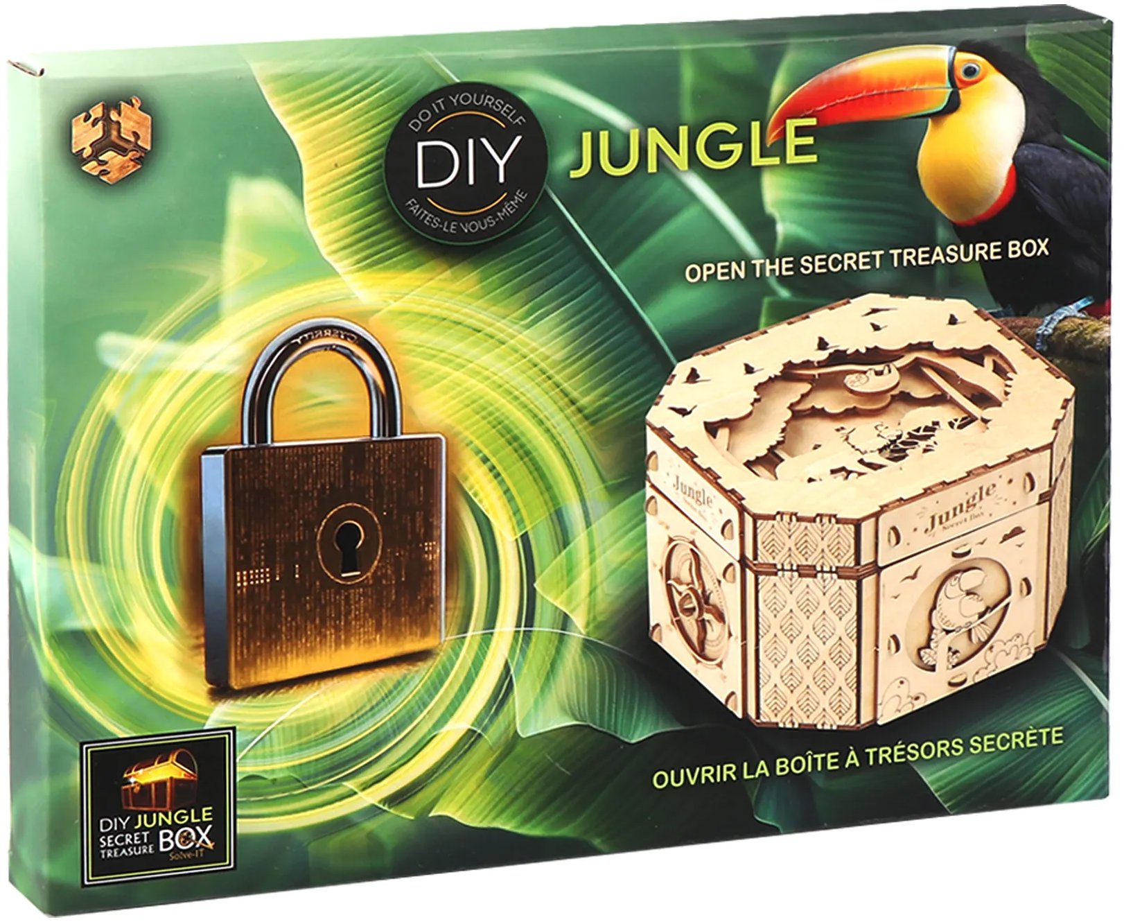 Huzzle Secret box DIY – Jungle