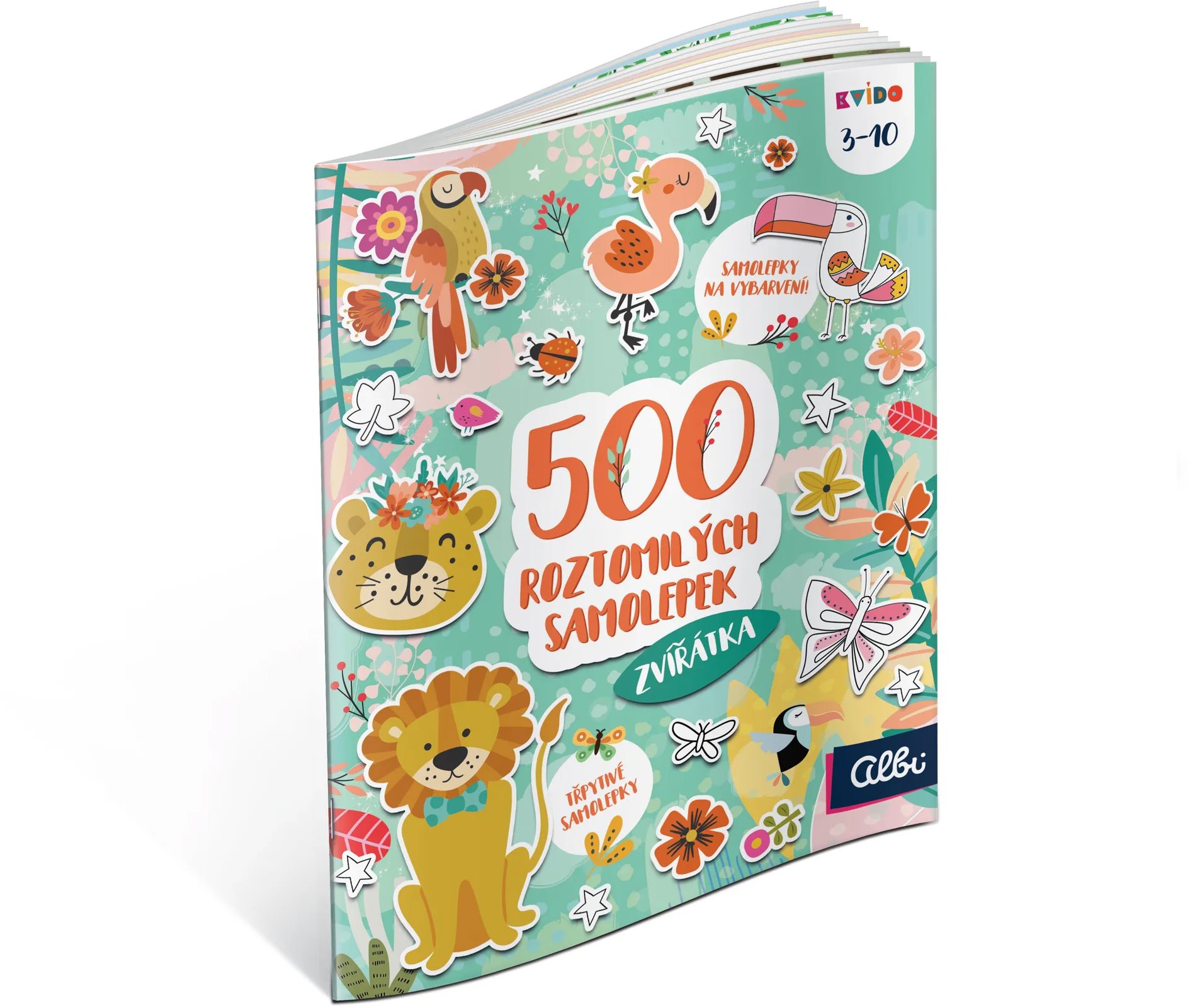 Kvído – 500 roztomilých samolepiek – Zvieratká