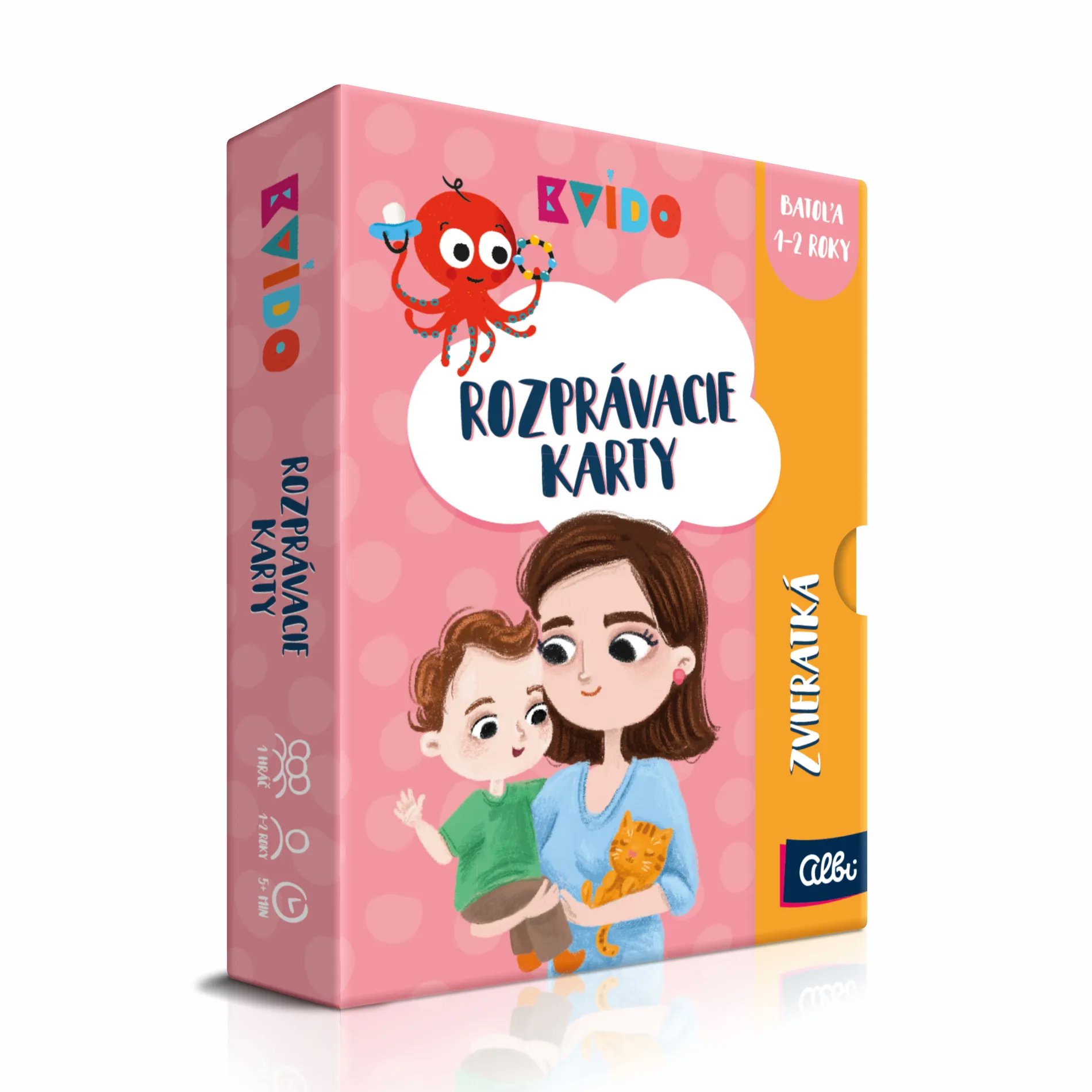 Kvído – Rozprávacie karty – U nás doma SK